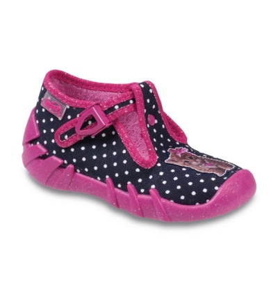 110P208 25 - dívčí přezka, černá, tečky, kočička