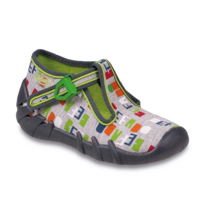 110P225 18 - chlap.bačkůrky na přezku, písmenka