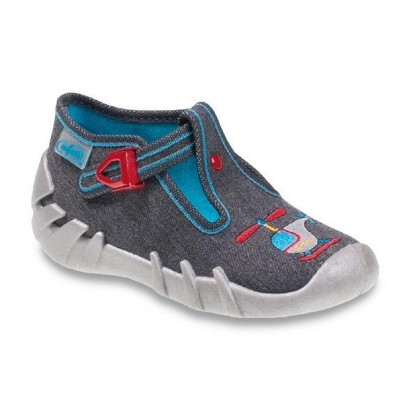 110P307 18 - dět.přez.,tm. šedá, vrtulník