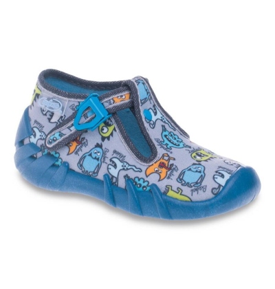 110P308 18 - dět.přez., šedá, strašidýlka