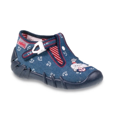 110P311 18 - dět.přez., modrá, parník