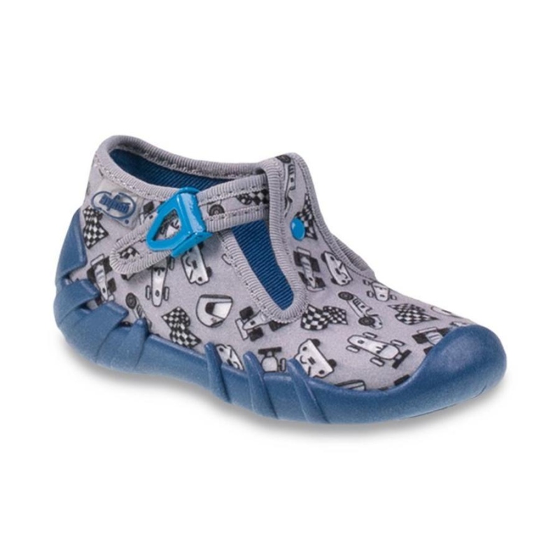 110P312 18 - dět.přez., šedá, závodní formule