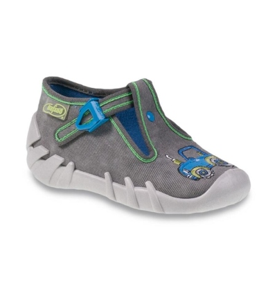 110P316 18 - dět.přez., tm- šedá, traktor