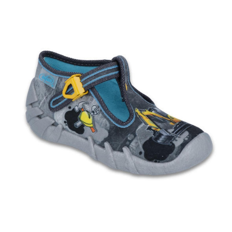 110P321 18 - chl.přez., šedá, bagr