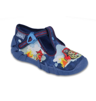 110P323 18 - chl.přez., modrá, hasič