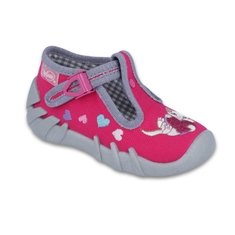 110P335 18 - dív.přez., růžová, srdíčka, kočička