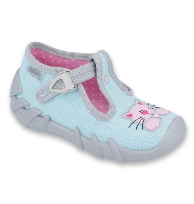 110P375 18 - dívčí bačkorky befado, kočička