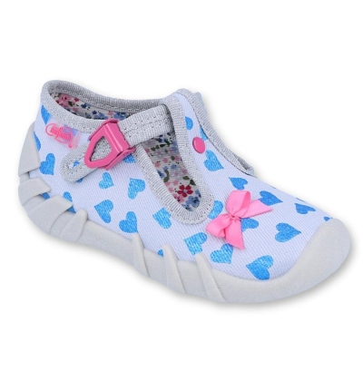 110P380 18 - dívčí přezka, šedá, srdíčka, mašle