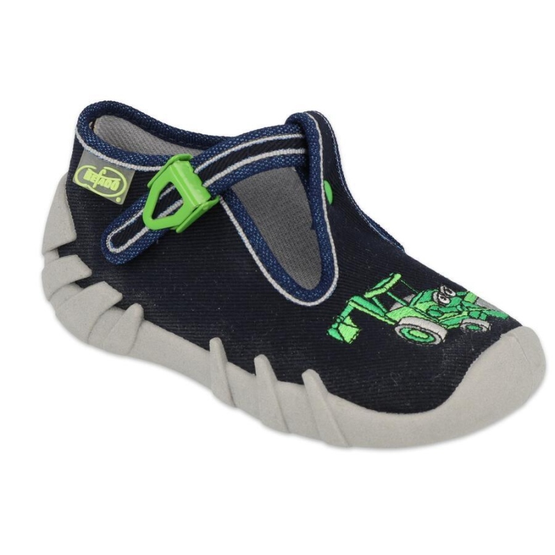 110P430 18 - chlapecké bačkorky Befado, bagr