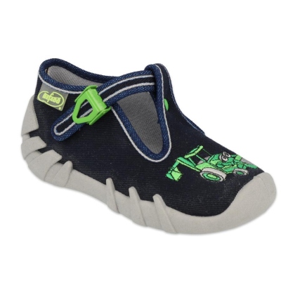 110P430 18 - chlapecké bačkorky Befado, bagr