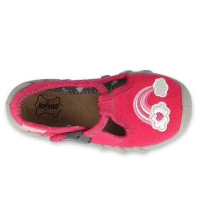 110P434 18 - dívčí bačkorky Befado, duha