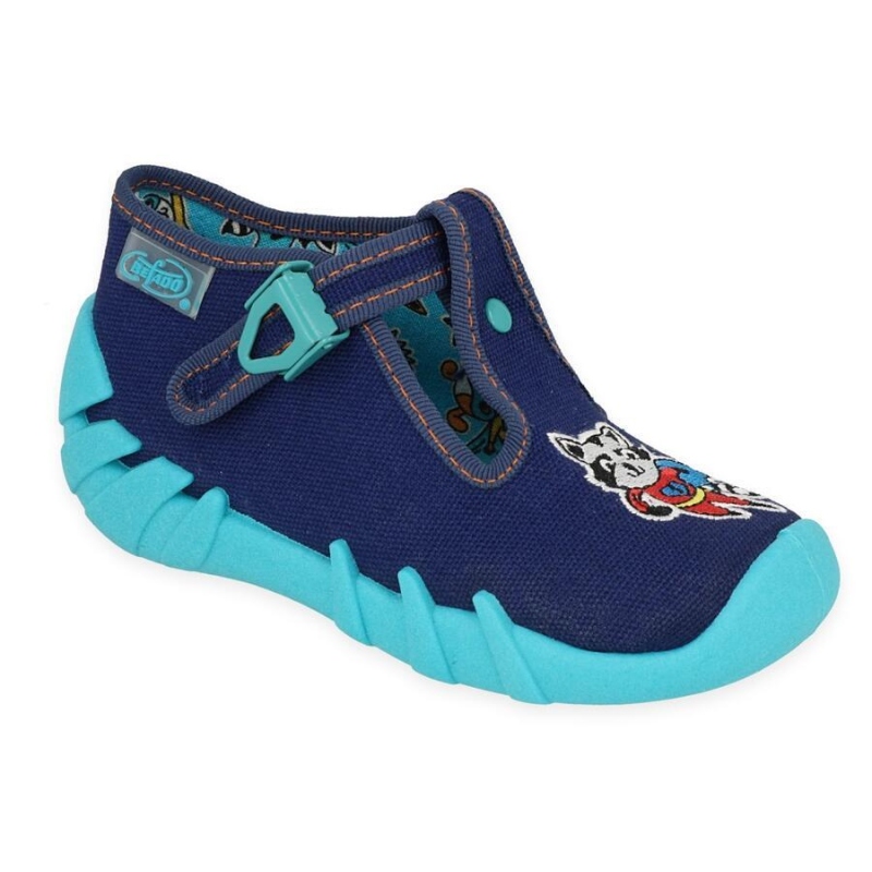 110P440 18 - chlapecké bačkorky Befado modré, HERO
