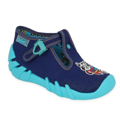 110P440 18 - chlapecké bačkorky Befado modré, HERO