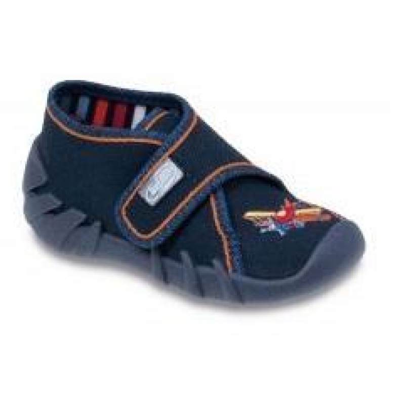 112P051 20 - chlapecké bačkorky Befado, letadlo