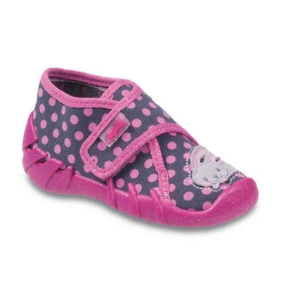 112P113 20 - dívčí bačkorky Befado, zajíček