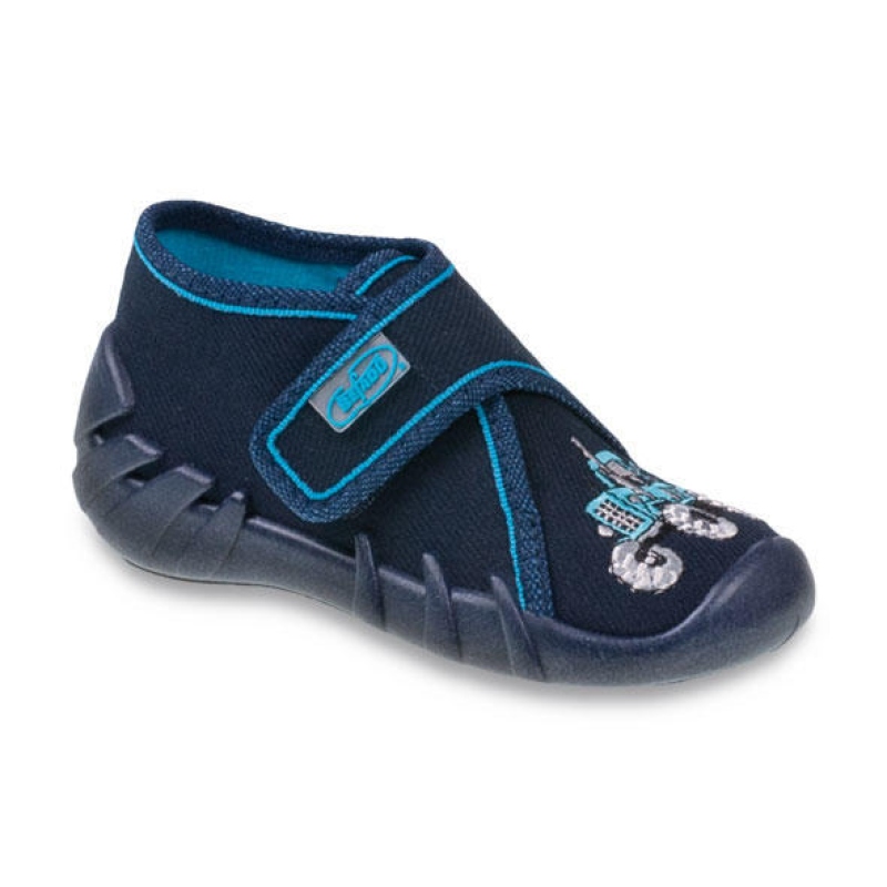 112P160 18 - chlapecké bačkorky Befado, traktor