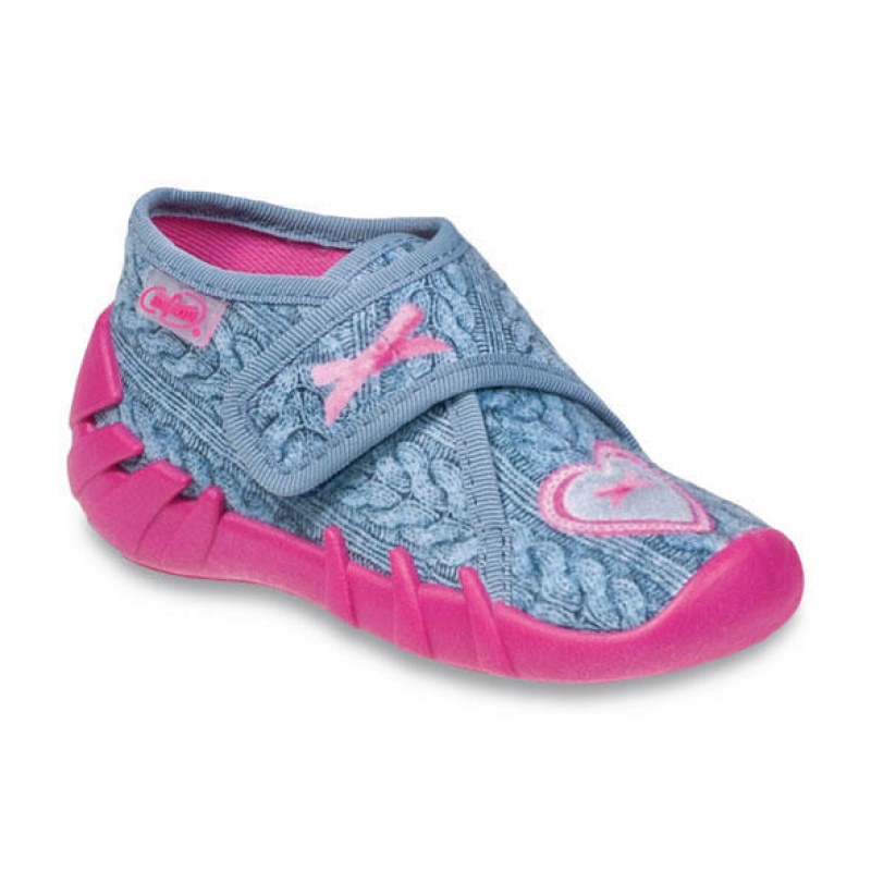 112P181 20 - dívčí bačkorky Befado, copánky