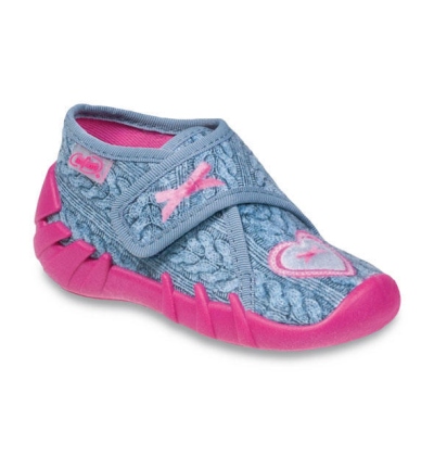 112P181 20 - dívčí bačkorky Befado, copánky