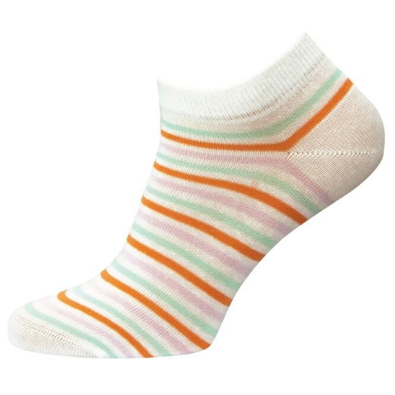 1146 - NOVINKA - dámské kotníkové, proužky