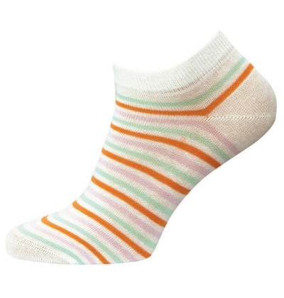 1146 - NOVINKA - dámské kotníkové, proužky