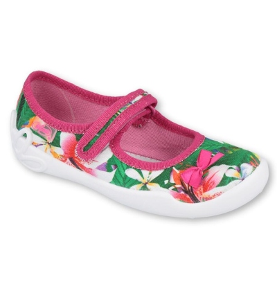 114X431 - dívčí balerínky Befado, kožená stélka