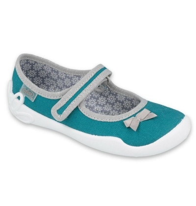 114X434 - dívčí balerínky Befado petrolejové