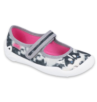 114X440 - dívčí balerínky Befado, pejsek husky