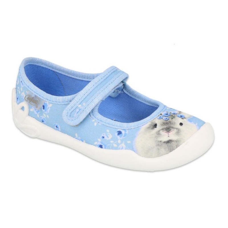 114X461 - dívčí balerínky Befado modré,králíček