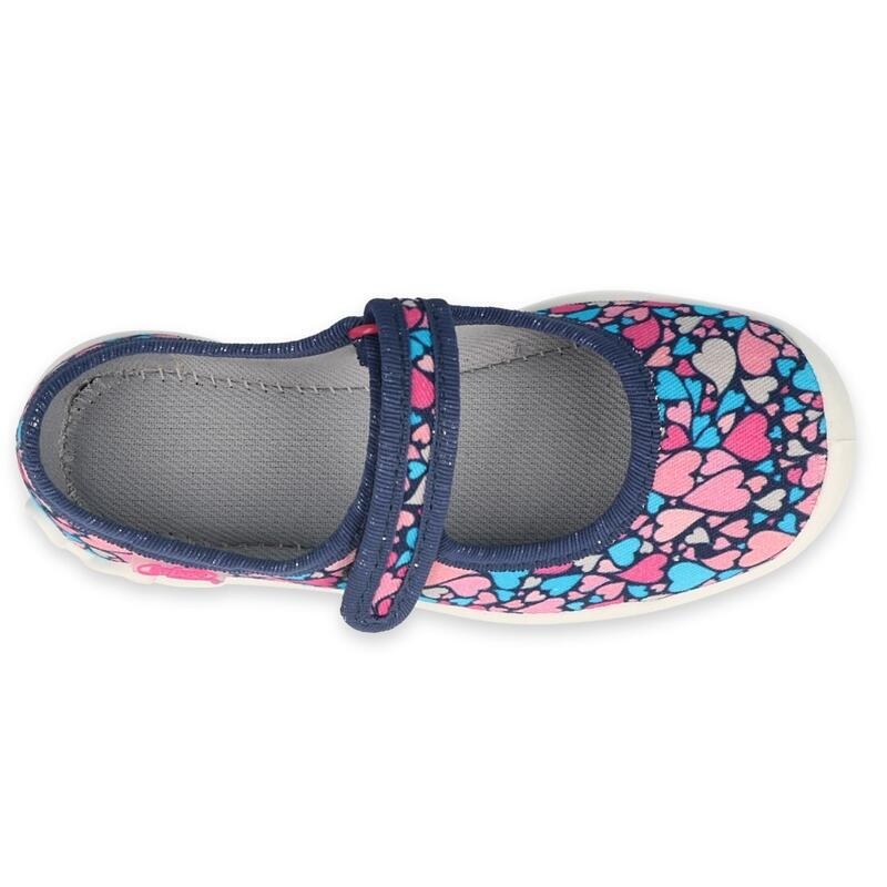 114X475 - dívčí balerínky Befado, srdíčka