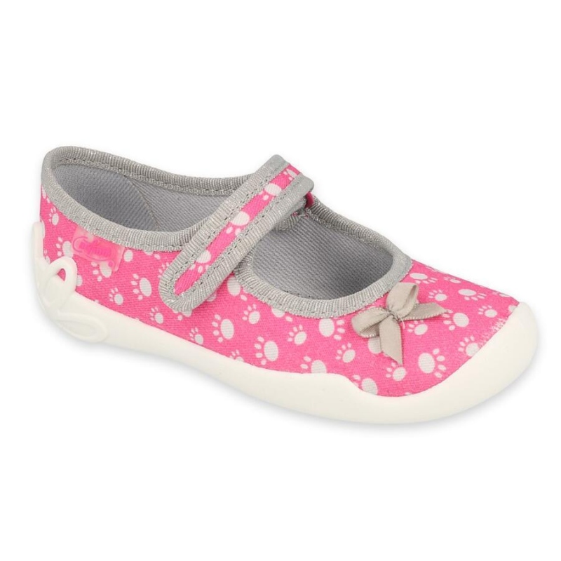 114X477 - dívčí balerínky Befado růžové, tlapky