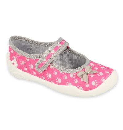 114X477 - dívčí balerínky Befado růžové, tlapky