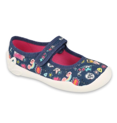 114X482 - dívčí balerínky Befado modré, HERO