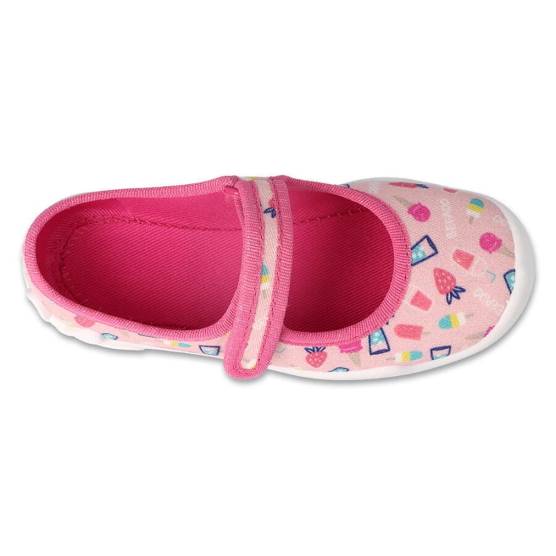 114X522 - dívčí balerínky Befado růžové, léto