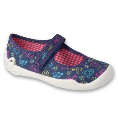 114X530 - dívčí balerínky Befado modré, ZOO