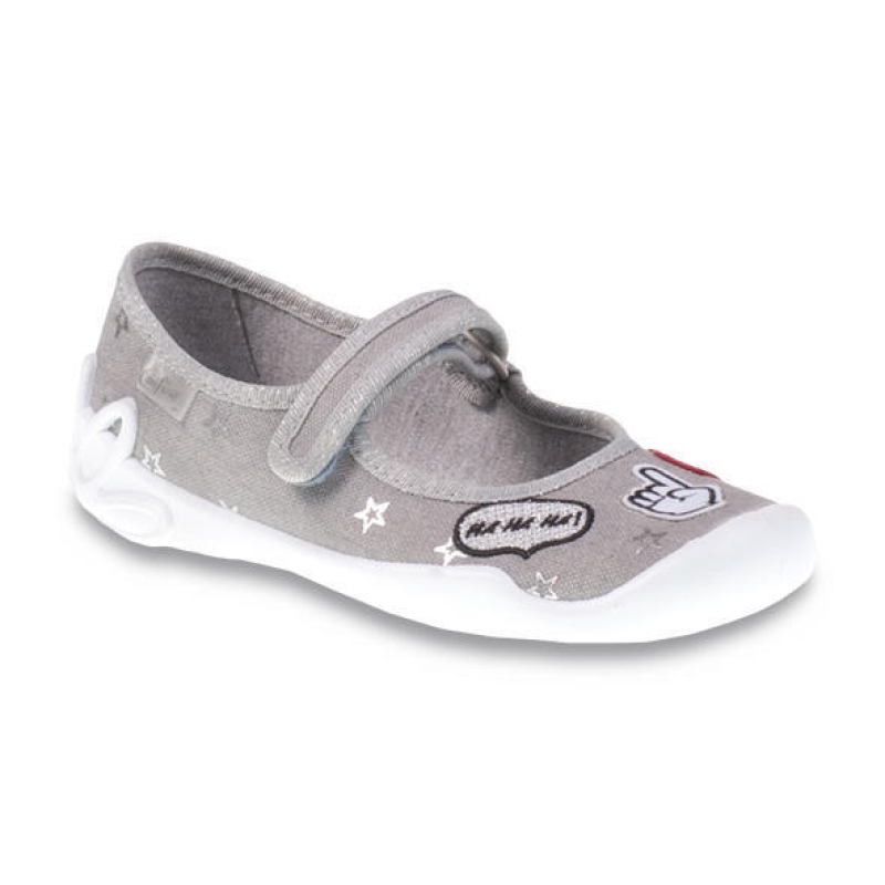 114Y287 - dív.níz.-suchý zip, šedá, 