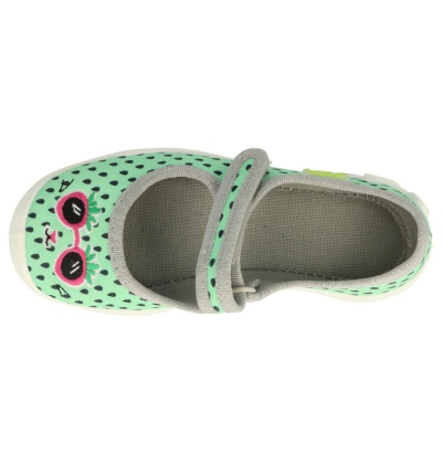 114Y484 - dívčí balerínky Befado zelené