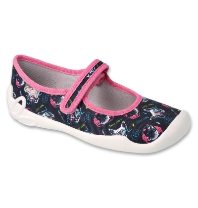 114Y497 - dívčí balerínky Befado, pejsci, kočky