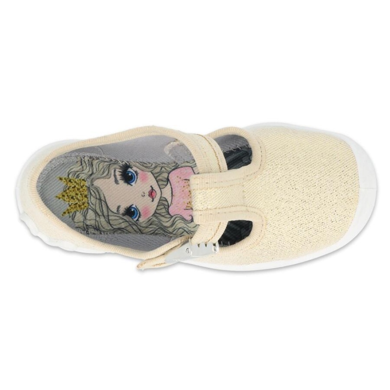 115X003 25 - dívčí botičky Befado zlaté, princezna