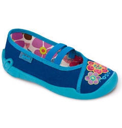 116X001 25 - dívčí balerínky Befado, 2 kytičky