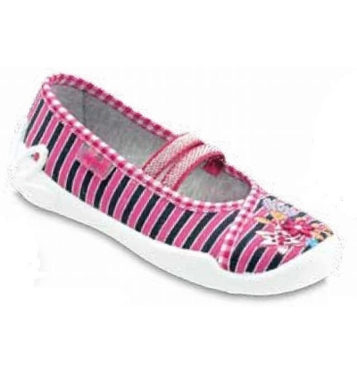 116X058 25 - dívčí balerínky Befado, proužky