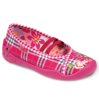 116X068 25 - dívčí balerínky Befado, kytičky