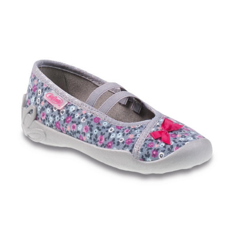 116X227 25 - dív.níz., 2 g., šedá+kyti vzor, mašle