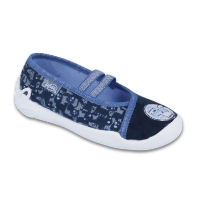 116X241 25 - dív.níz., 2 g., modrý vzor, kočička