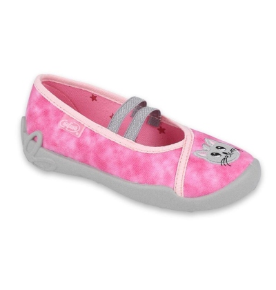 116X290 25 - dívčí balerínky Befado 2 gumky, kočka