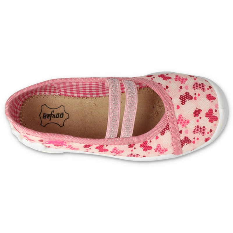116X310 25 - dívčí balerínky Befado 2g, růžové