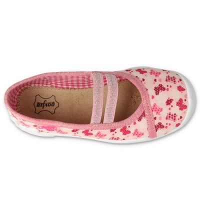 116X310 25 - dívčí balerínky Befado 2g, růžové