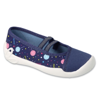 116X316 25 - dívčí balerínky Befado 2g, modré