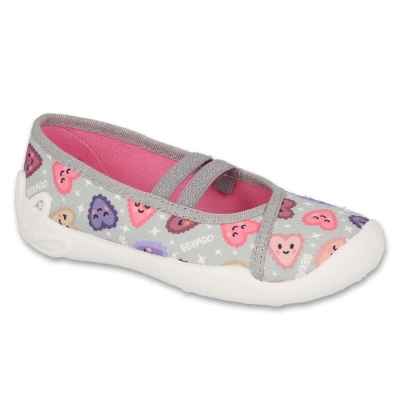 116X319 25 - dívčí balerínky Befado 2g, srdíčka