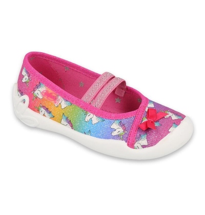 116Y296 31 - dívčí duhové balerínky Befado