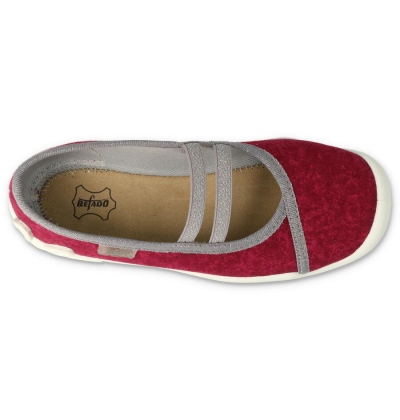 116Y306 31 - dívčí balerínky Befado červené